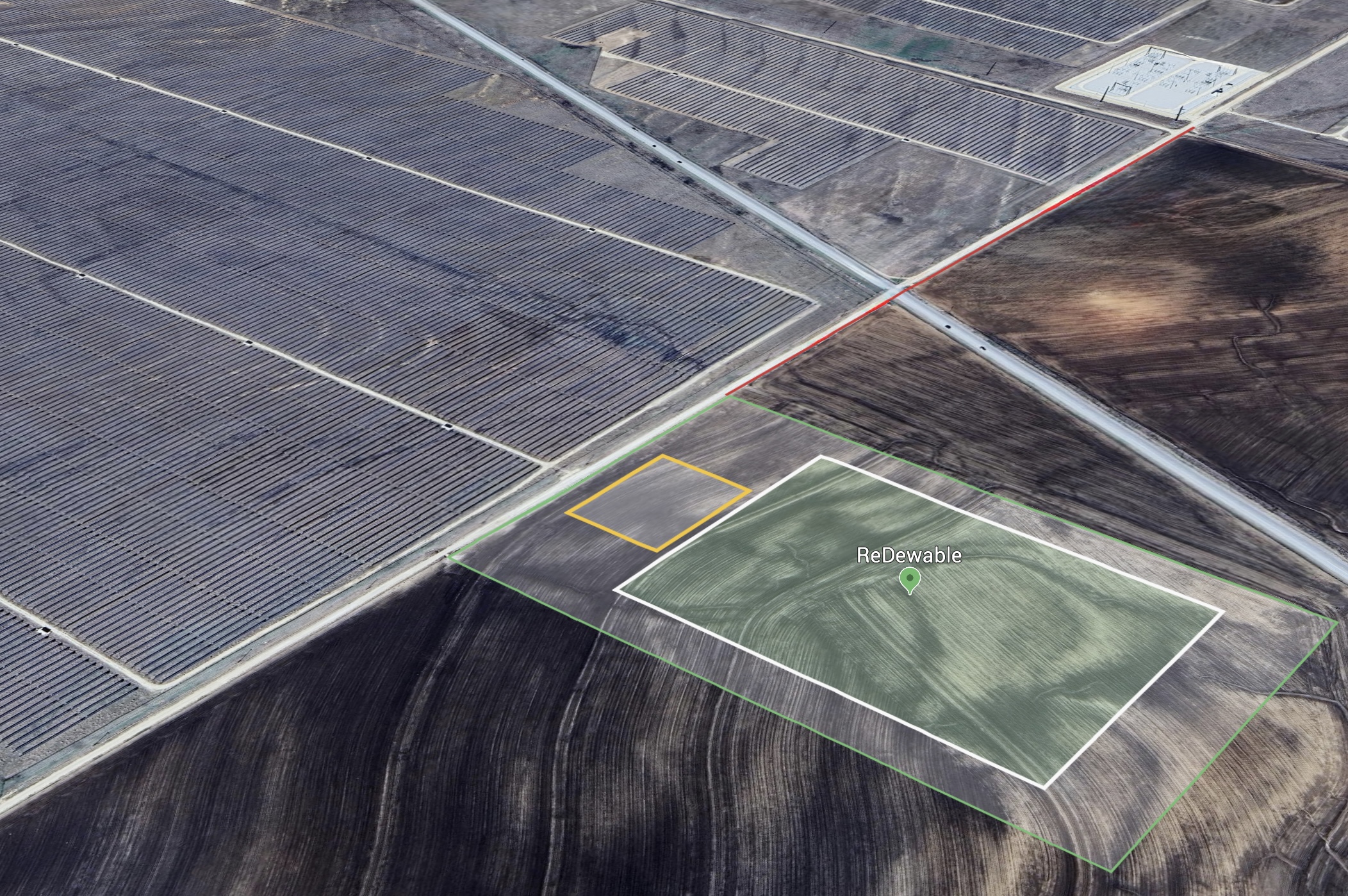 ReDew Anson project site aerial view